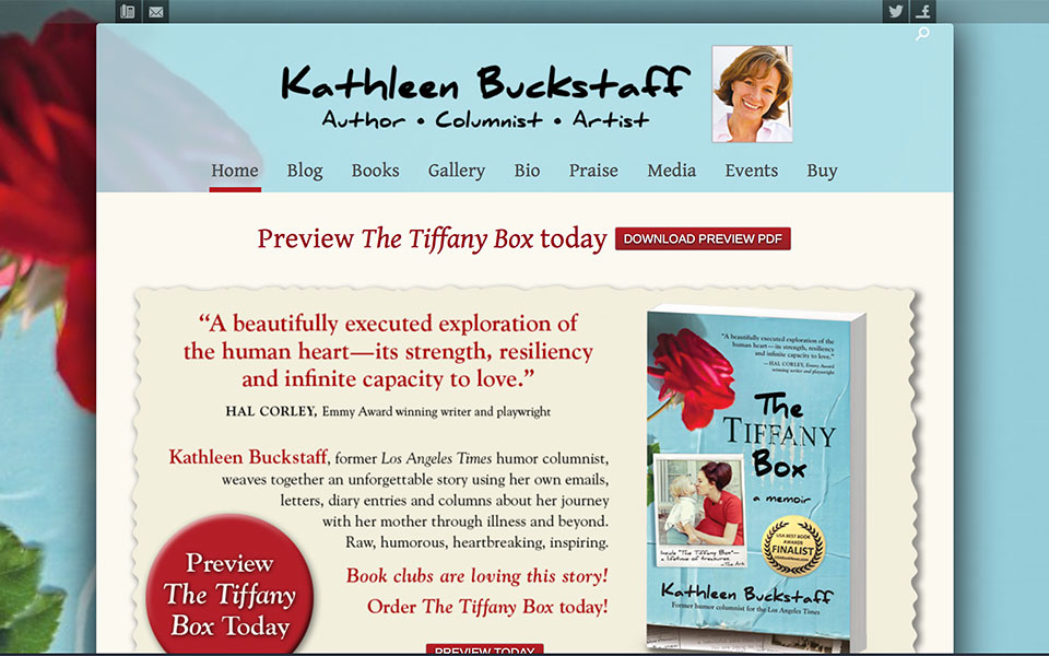 The Tiffany Box, website
